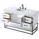 Caroline 54 X 34 inch White Bathroom Vanity Cabinet