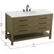 Karson 54 X 34 inch Chestnut Brown Bathroom Vanity Cabinet in 1