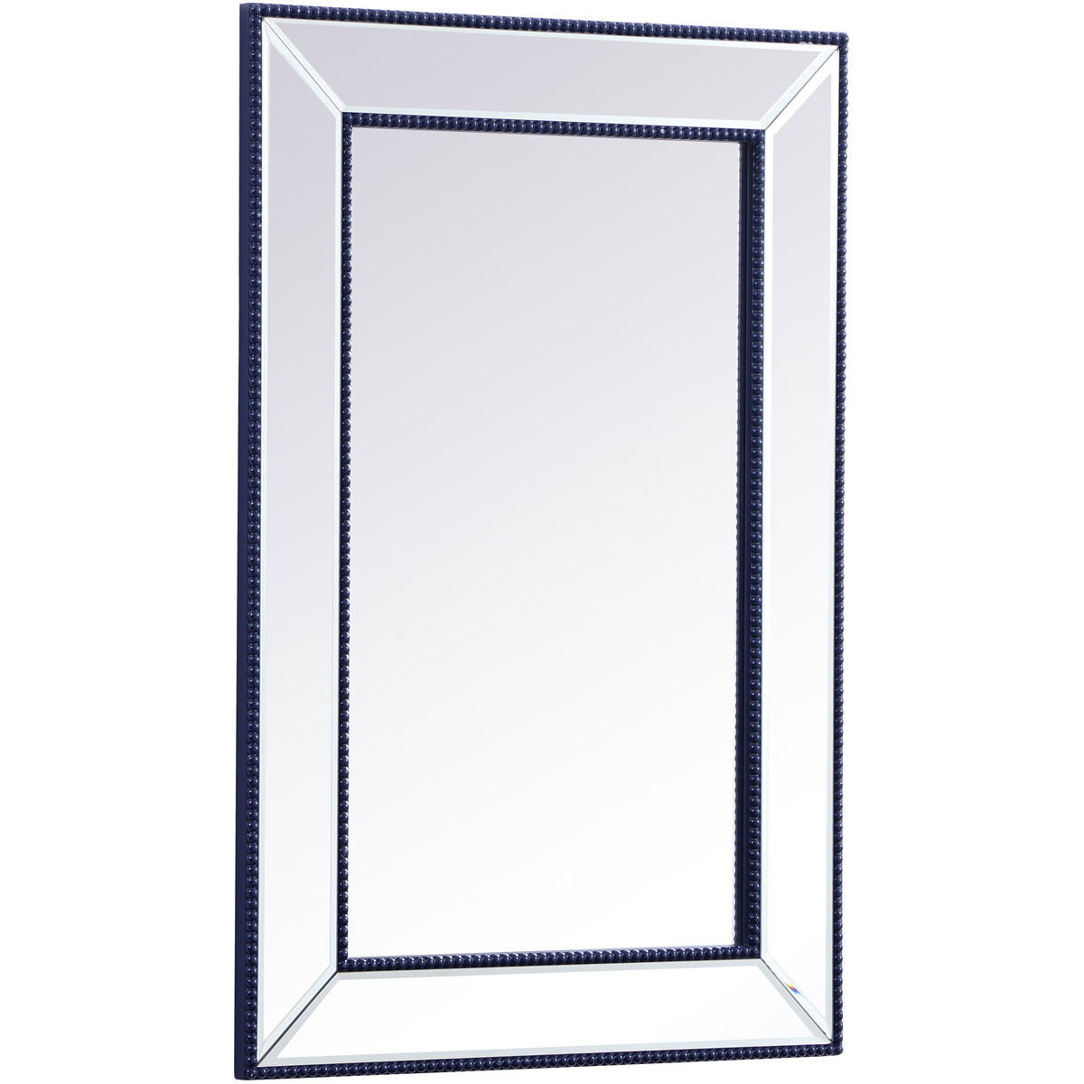 Iris 36 X 24 inch Blue Wall Mirror