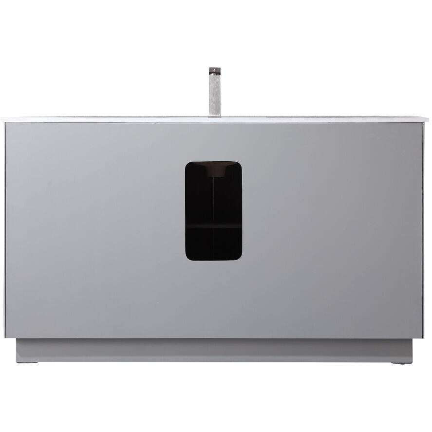 Hayes 60 X 22 X 35 inch Grey Vanity Sink Set