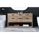 Larkin 60 X 22 X 34 inch Natural Oak Vanity Sink Set