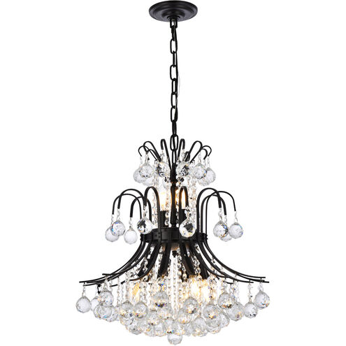 Toureg 10 Light 19 inch Black and Clear Pendant Ceiling Light