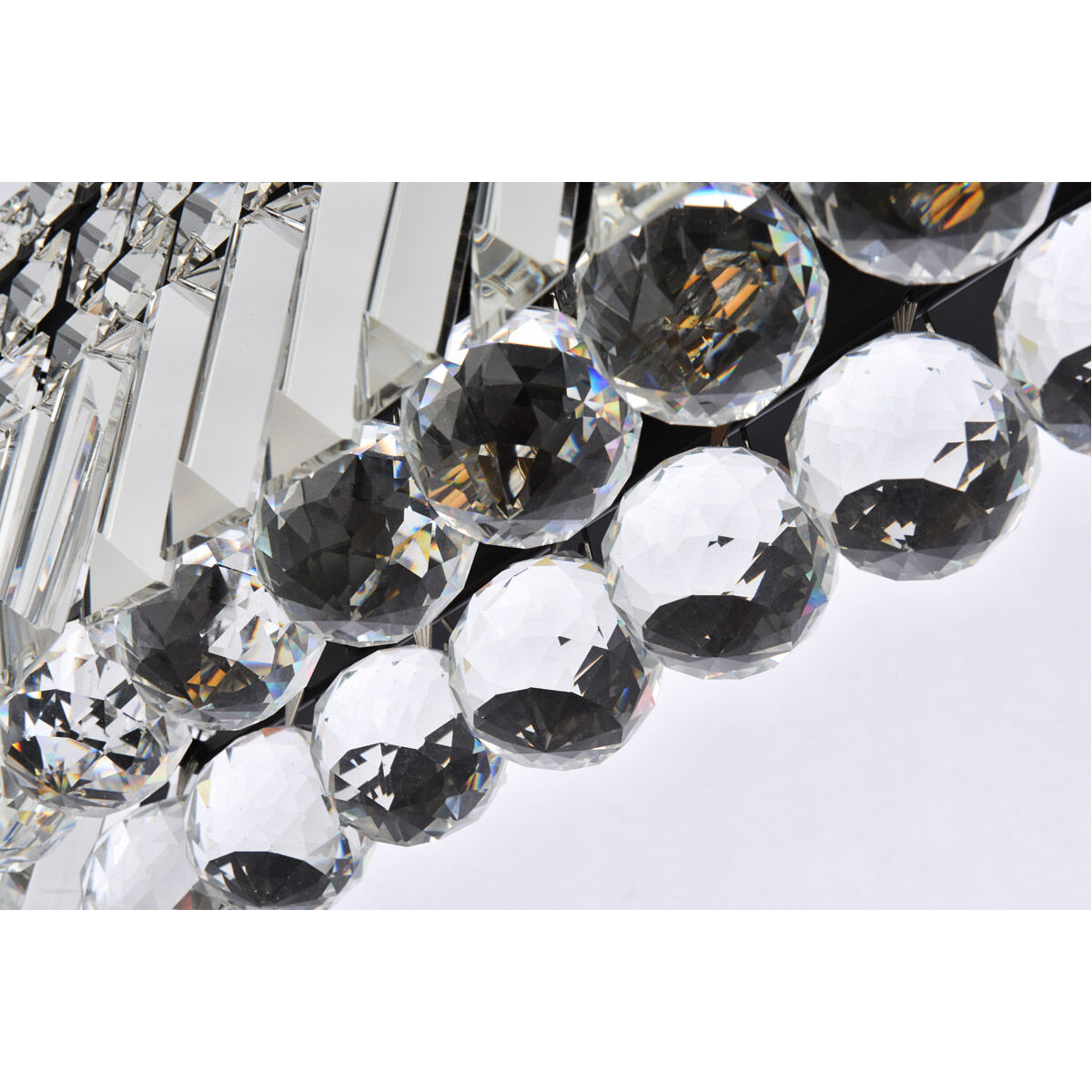 Maxime 6 Light 4.5 inch Black and Clear Wall Sconce Wall Light in Royal Cut