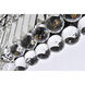 Maxime 6 Light 4.5 inch Black and Clear Wall Sconce Wall Light in Royal Cut