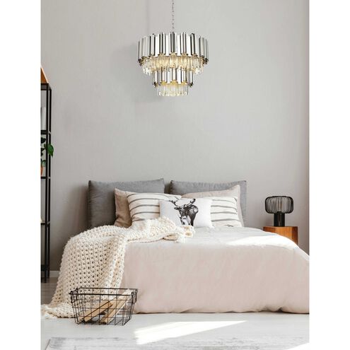 Willow 8 Light 24 inch Chrome Chandelier Ceiling Light