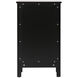 Adian Black Bathroom Storage Cabinet