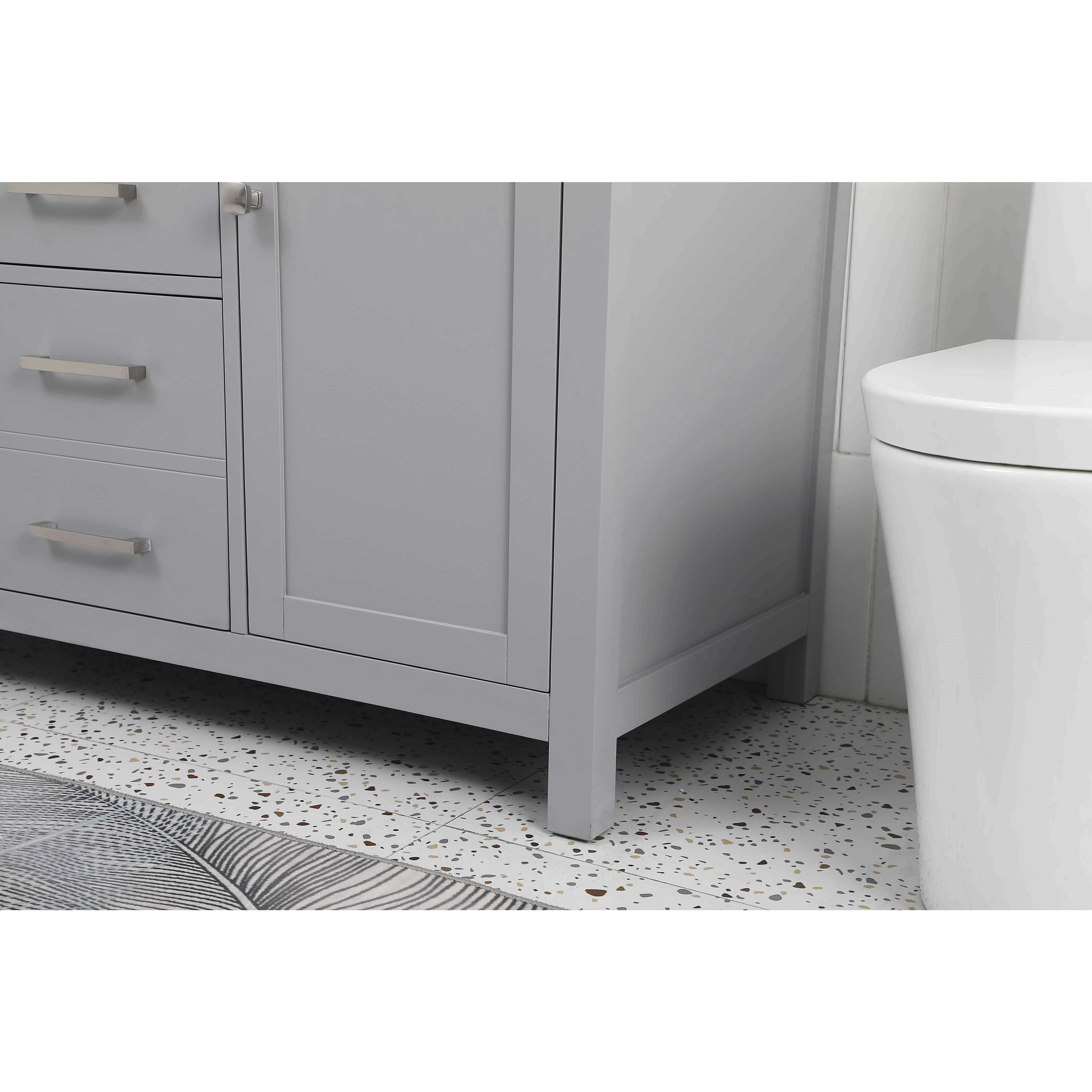 Lewis 48 X 22 X 34 inch Grey Vanity Sink Set