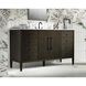Blakely 60 X 34 inch Chocolate Oak Bathroom Vanity Cabinet