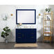 Blake 48 X 22 X 34 inch Blue Vanity Sink Set