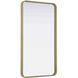 Remy 40 X 22 inch Brass Mirror