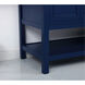 Metropolis 72 X 22 X 34 inch Blue Vanity Sink Set