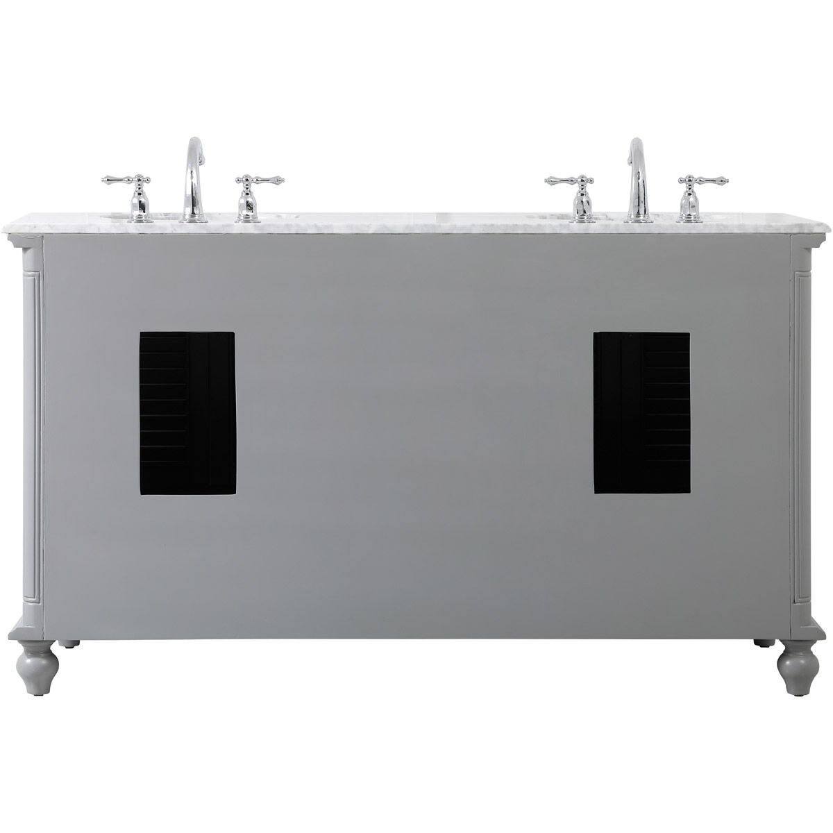 Rhodes 60 X 22 X 35 inch Grey Vanity Sink Set