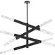 Ari 8 Light 13.5 inch Black Pendant Ceiling Light