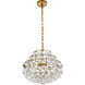 Savannah 3 Light 16 inch Brass Pendant Ceiling Light