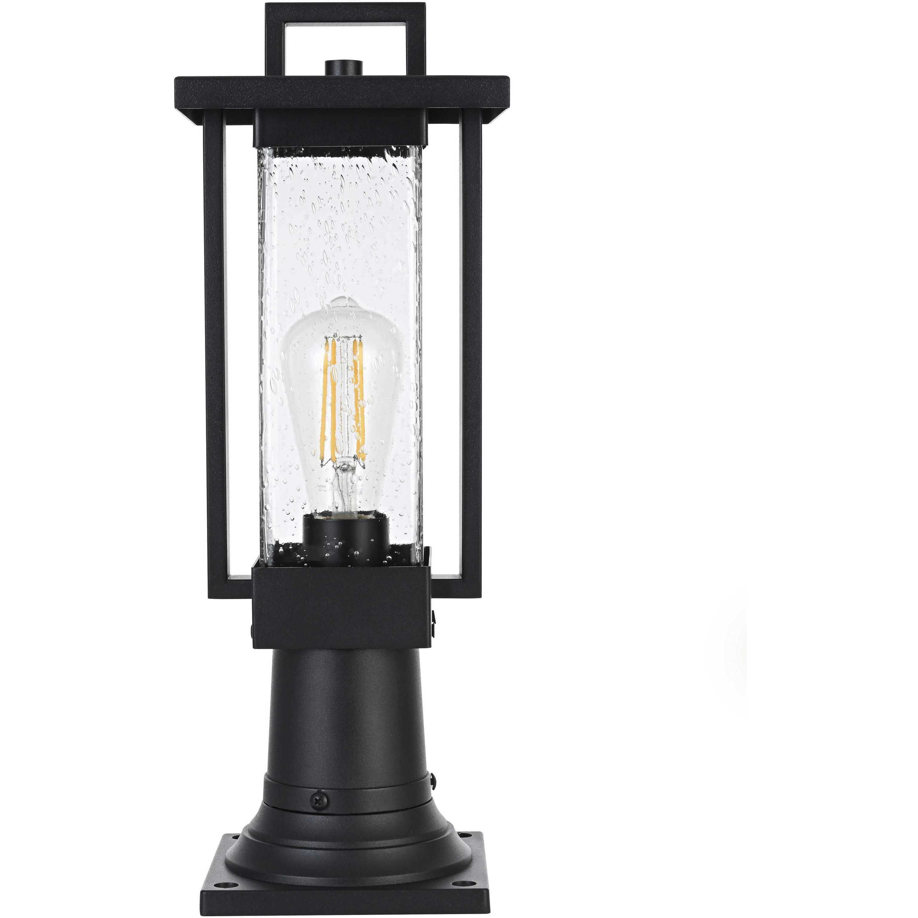 Tilton 1 Light 18 inch Black Outdoor Post Light