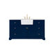 Franklin 60 X 22 X 35 inch Blue Bathroom Vanity Cabinet