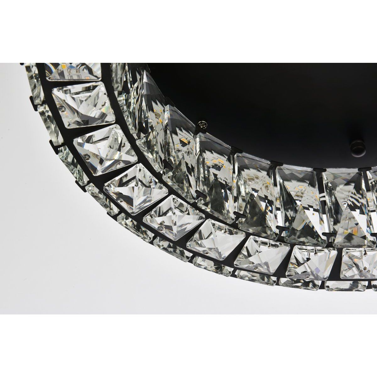 Monroe 1 Light 18 inch Black Flush Mount Ceiling Light