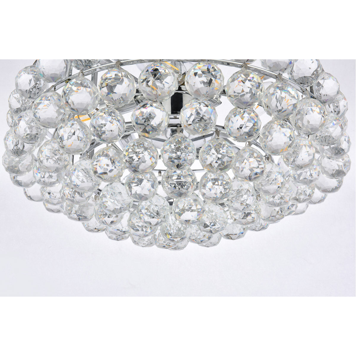 Savannah 5 Light 18 inch Chrome Flush Mount Ceiling Light