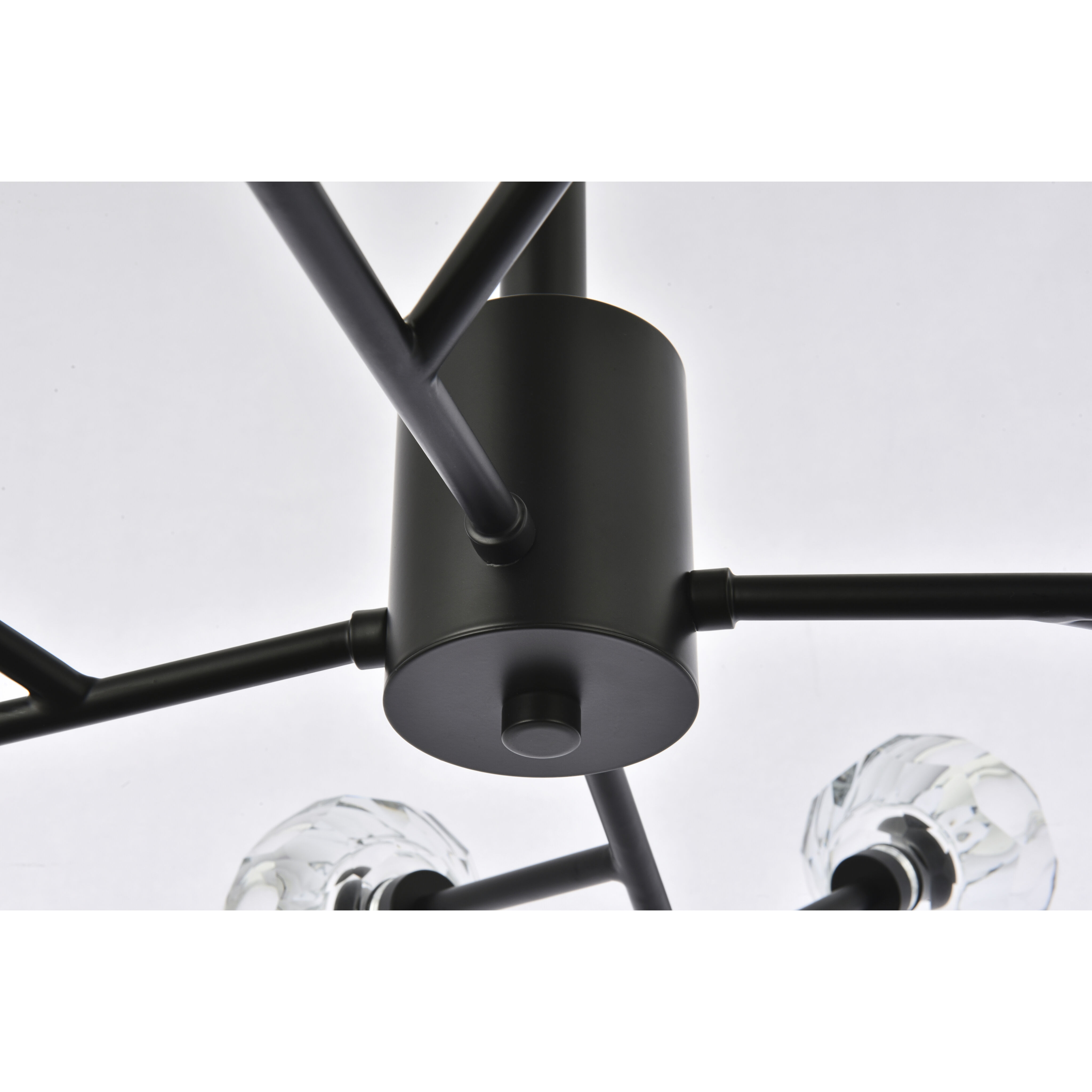 Graham 12 Light 35 inch Black Pendant Ceiling Light