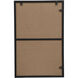 Monet 28 X 18 inch Black Wall Mirror