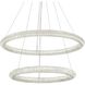 Bowen 2 Light 35.5 inch Chrome Chandelier Ceiling Light