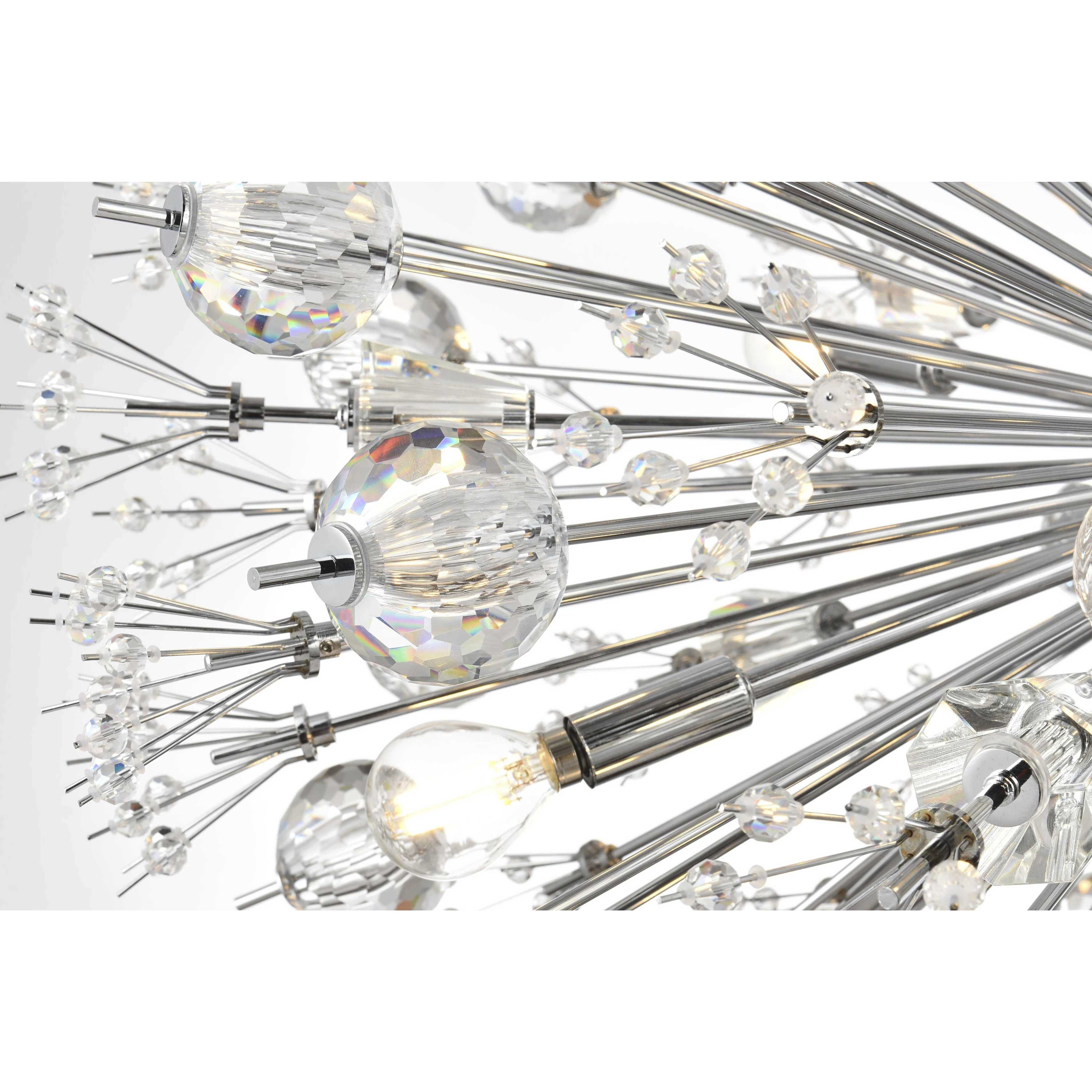 Vera 18 Light 32 inch Chrome Pendant Ceiling Light