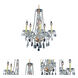 Verona 5 Light 21 inch Gold Dining Chandelier Ceiling Light in Clear, Royal Cut