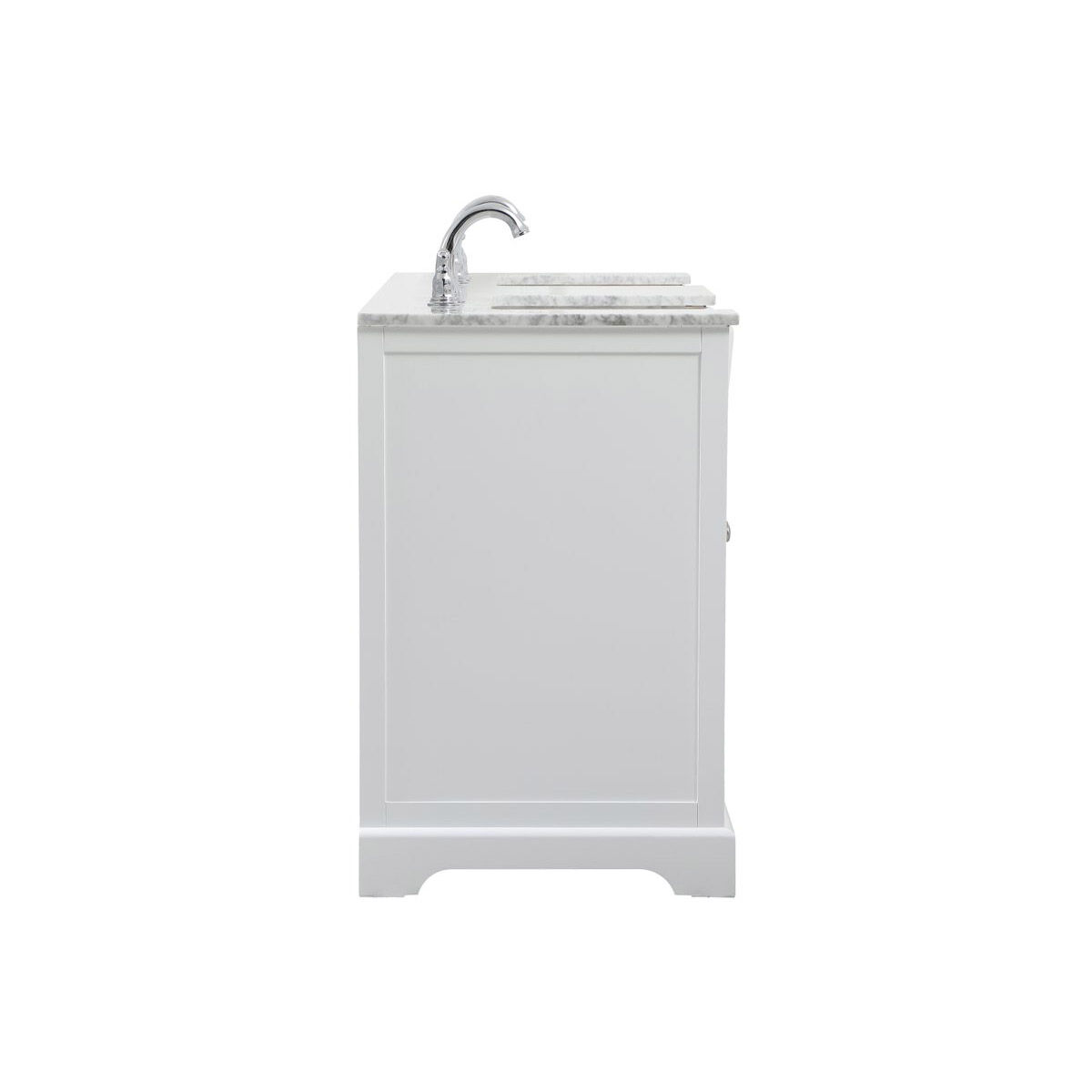 Franklin 60 X 22 X 34.75 inch White Bathroom Vanity Cabinet