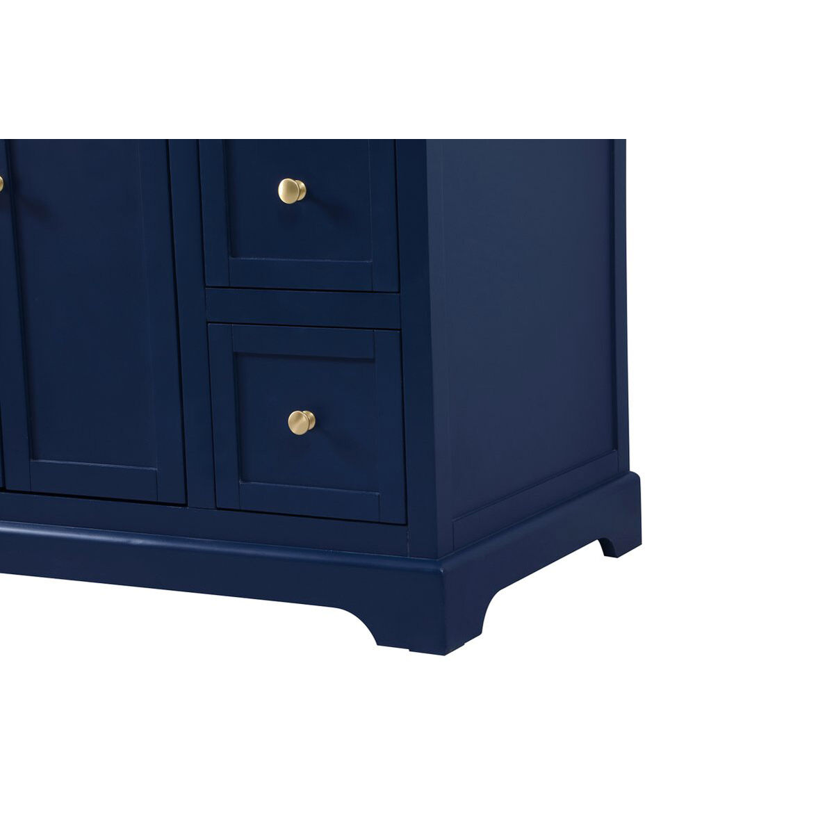 Franklin 48 X 22 X 35 inch Blue Bathroom Vanity Cabinet
