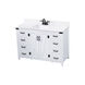 Grant 48 X 19 X 34 inch White Vanity Sink Set