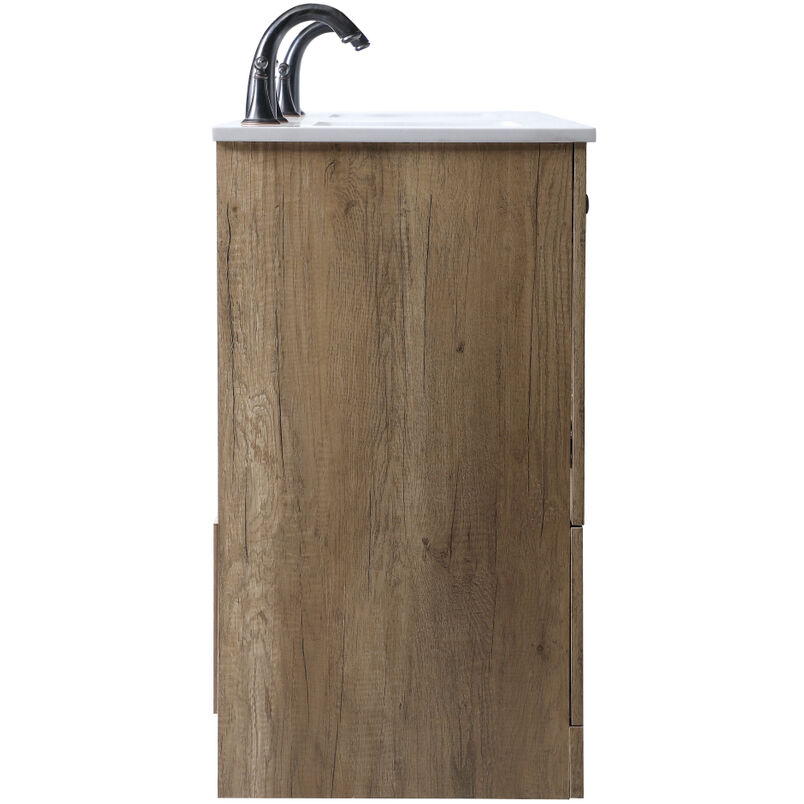 Soma 60 X 19 X 34 inch Natural Oak Vanity Sink Set in 2