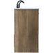 Soma 60 X 19 X 34 inch Natural Oak Vanity Sink Set