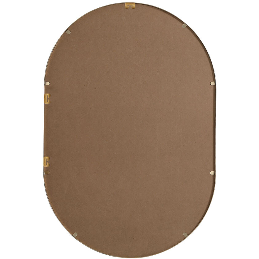 Asha 36 X 24 inch Brass Mirror in 24 x 36