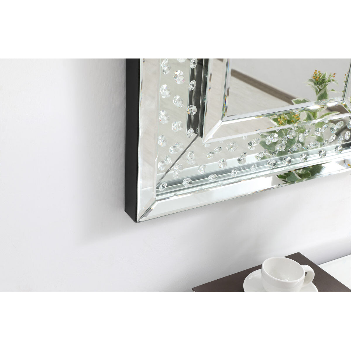 Sparkle 30 X 20 inch Clear Wall Mirror
