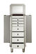 Contempo 41 inch Silver with Clear Mirror Jewelry Armoire