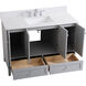 Sommerville 48 X 22 X 34 inch Grey Vanity Sink Set