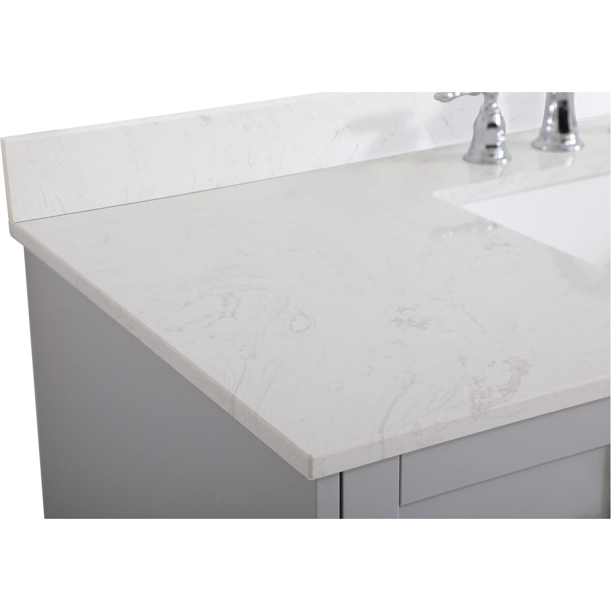 Sommerville 48 X 22 X 34 inch Grey Vanity Sink Set in Gray