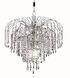 Falls 6 Light 19 inch Chrome Dining Chandelier Ceiling Light in Royal Cut