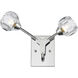 Zayne 2 Light 15 inch Chrome Wall Sconce Wall Light