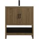 Ira 30 X 34 inch Walnut Brown Bathroom Vanity Cabinet