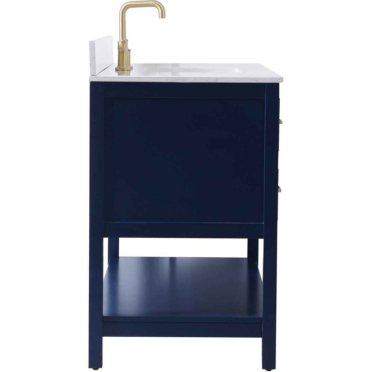 Sinclaire 48 X 22 X 34 inch Blue Vanity Sink Set