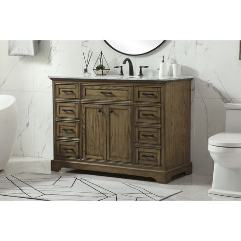 Americana 48 X 22 X 35 inch Driftwood Vanity Sink Set