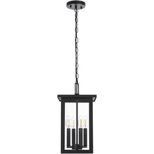 Sheridan 4 Light 9 inch Black Outdoor Pendant