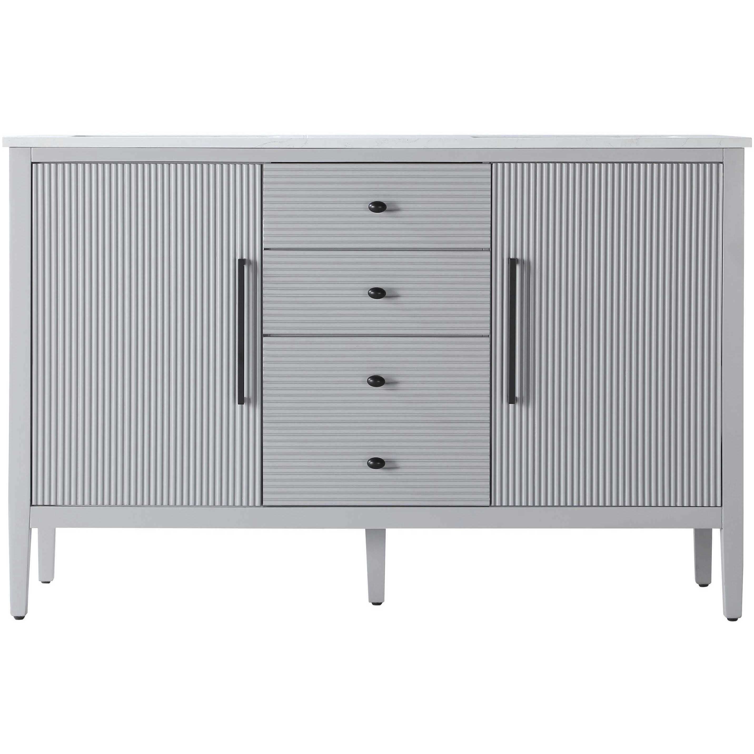Blakely 54 X 34 inch Grey Bathroom Vanity Cabinet