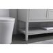 Heath 60 X 21.5 X 35 inch Grey Vanity Sink Set