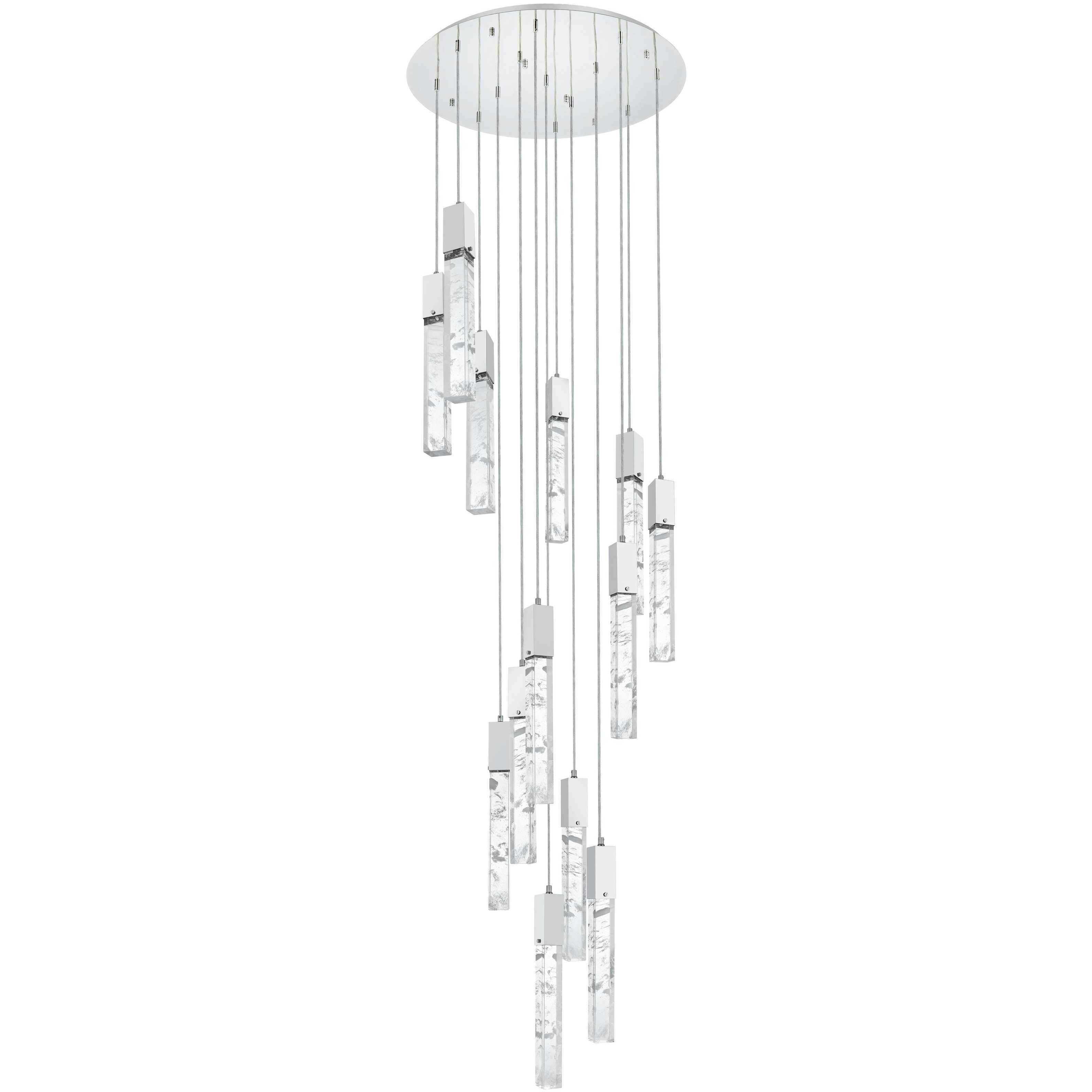 Aurora 13 Light 30 inch Chrome Chandelier Ceiling Light