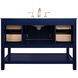 Metropolis 48 X 22 X 34 inch Blue Vanity Sink Set