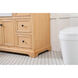 Franklin 42 X 22 X 35 inch Natural Wood Bathroom Vanity Cabinet