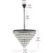 Josephine 29 Light 36 inch Black Chandelier Ceiling Light
