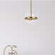 Serena 6 Light 12 inch Satin Gold Pendant Ceiling Light